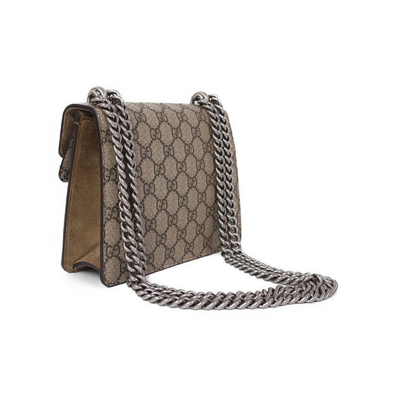 Gucci GG Supreme Dionysus Shoulder Bag Beige x Brown - Picture 2 of 8
